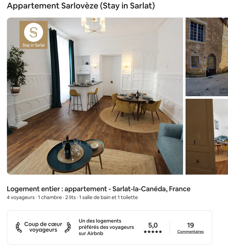 Avis sur airbnb